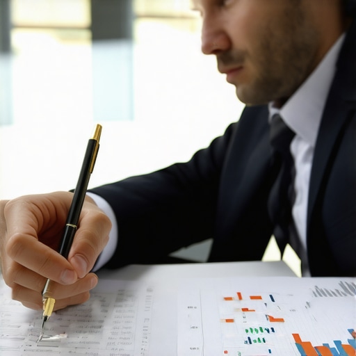 Financial strategist examining sophisticated gold investment strategies