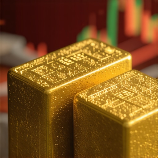 Illustration of blockchain and AI technology impacting gold trading and reserve transparency