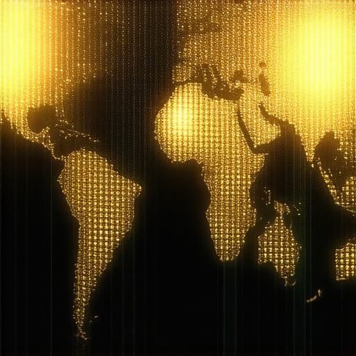 Advanced digital visualization of gold market trends and geopolitical factors impacting 2025 prices