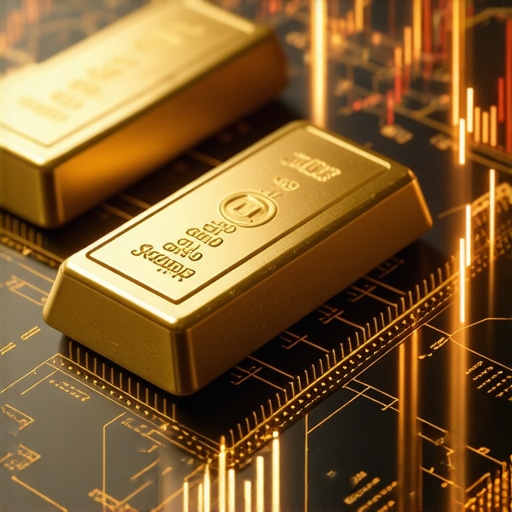 Digital gold trading interface with blockchain and analytics