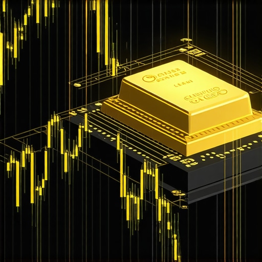 Quantum computer processing data for gold trading predictions