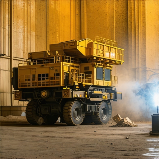 Futuristic gold mining with eco-friendly technology and automation