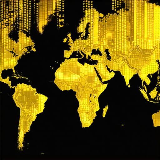 Global financial scene with sovereign wealth fund managers managing gold portfolios