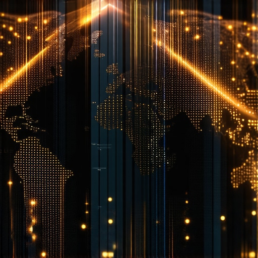 Digital Gold Trading and Blockchain Integration Futuristic digital gold trading platform showcasing blockchain technology and global market data