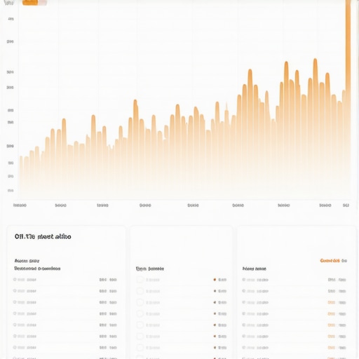 Futuristic financial dashboard with gold price trends and digital assets.