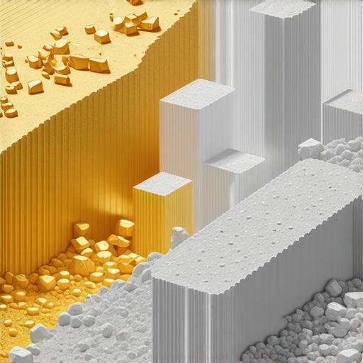 Innovative Gold Mining and Recycling Technologies Modern gold mining operation using eco-friendly methods and recycling systems