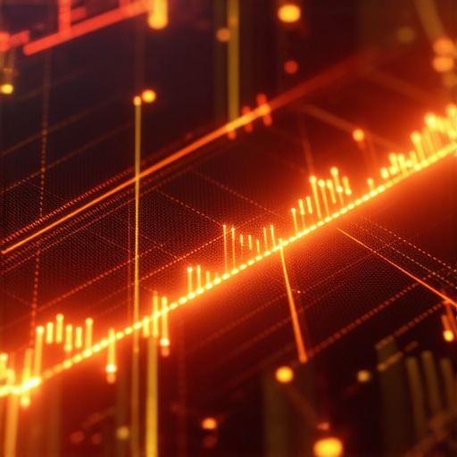 Futuristic AI-driven gold market analysis interface with graphs and data streams