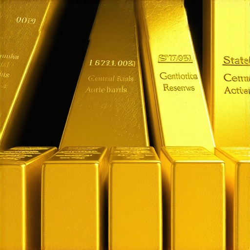 Visual representation of central banks' gold reserves in 2025, highlighting geopolitical and economic themes