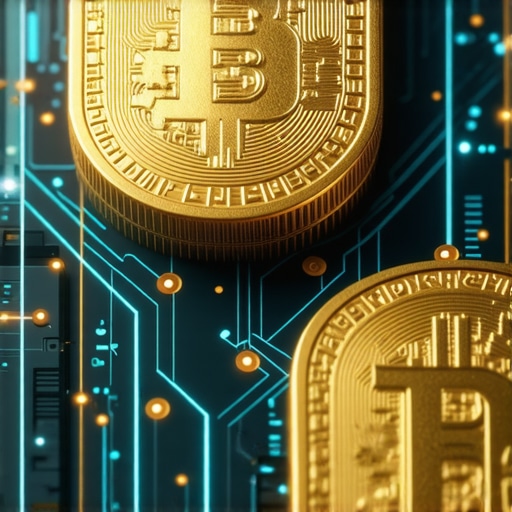 Futuristic digital gold tokens on blockchain network