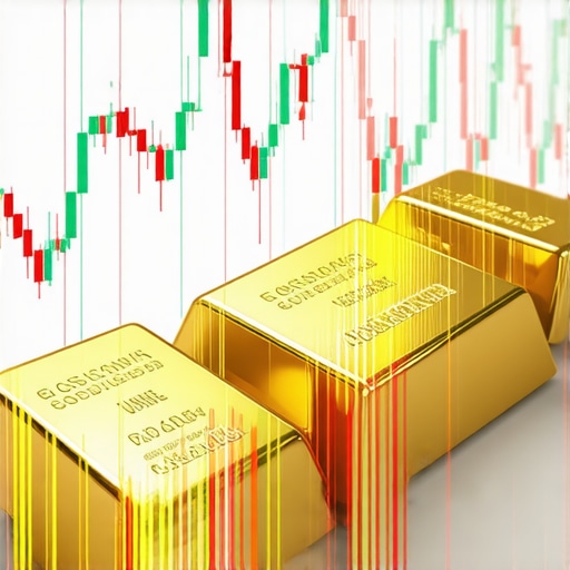 Illustration of gold investments including physical gold, ETFs, and mining stocks with macroeconomic graphs