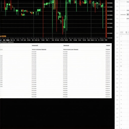Modern gold trading dashboard showing charts and analytics for investment decisions