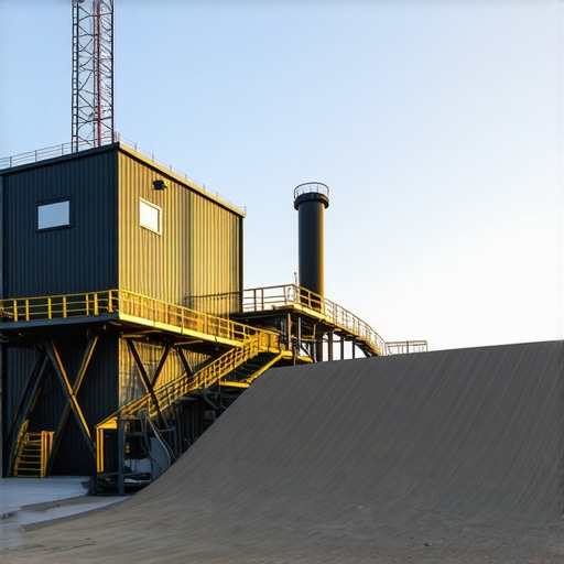 Gold mining operation using eco-friendly technologies and sustainable methods