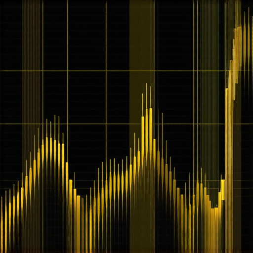 High-tech financial analysis interface displaying gold price trends and AI-driven insights