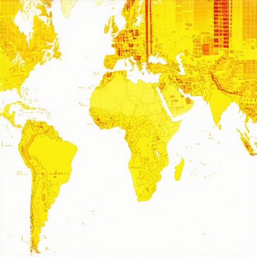 World map showing geopolitical hotspots and gold demand regions for 2025.