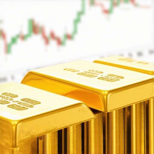 Stacked gold bars representing wealth and investment security.