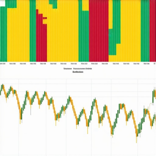 A high-tech dashboard with charts and graphs analyzing gold market trends and macroeconomic variables