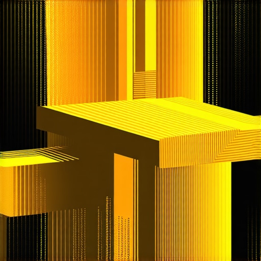 Blockchain and AI in Gold Resale Illustration of blockchain certification combined with AI market analysis for gold assets.