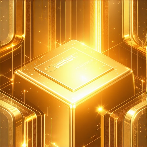 Underground vault with gold and digital blockchain elements emphasizing privacy in gold storage.