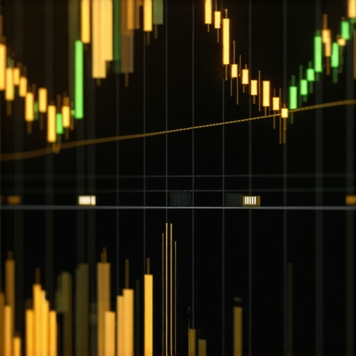 AI-Driven Gold Investment Analytics A digital dashboard showing gold price predictions enhanced by machine learning