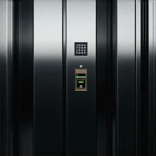 Cutting-Edge Gold Vault Security Futuristic gold vault equipped with biometric scanners and IoT security devices