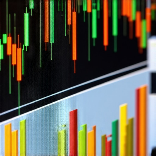 Gold futures market data and candlestick chart
