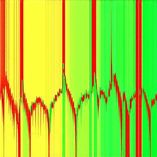 Graph showing high-frequency trading patterns and mispricings in gold markets
