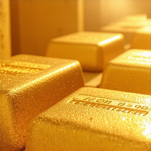 High-tech gold mining laboratory with advanced machinery