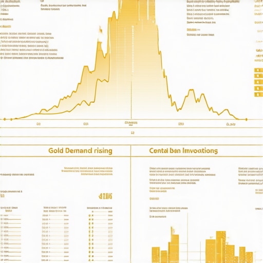 Infographic illustrating the rise in gold demand driven by industrial tech and central bank buying in 2026.