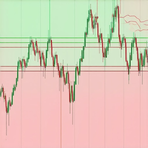 Chart illustrating gold and silver price movements with technical analysis overlays.