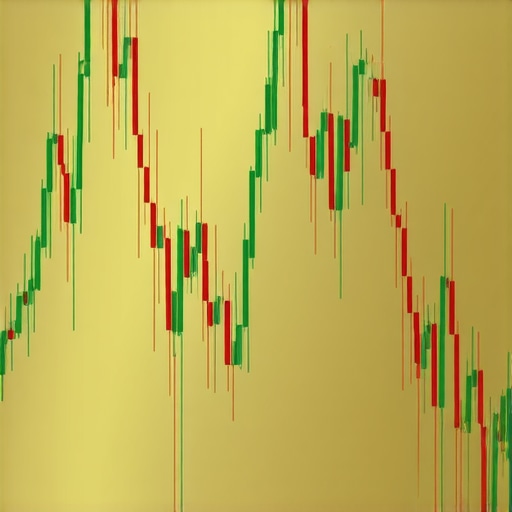Gold price chart showing RSI, moving averages, and trend signals