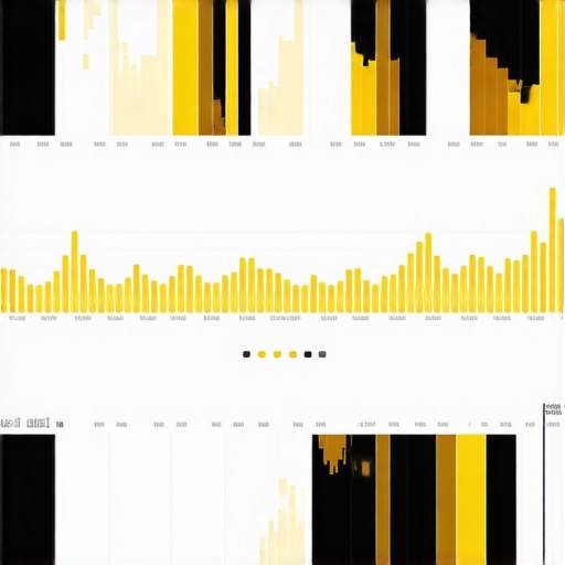 A high-tech digital dashboard displaying gold price charts, analytics, and AI data models