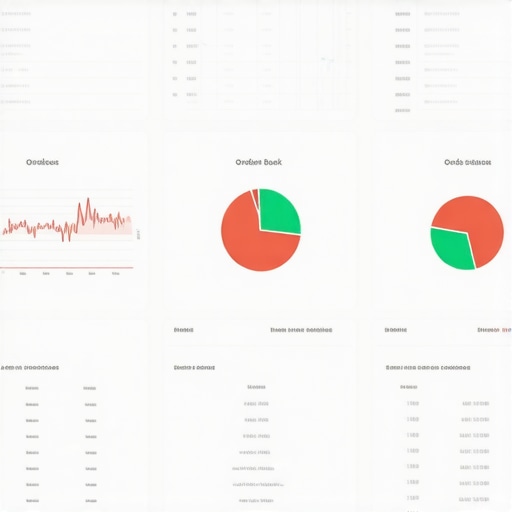 Digital dashboard showcasing order book, macroeconomic data, and AI price forecasts for gold.