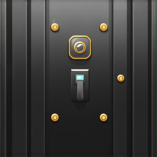 Advanced Gold Storage Security System Vault with biometric and digital security measures for gold storage.