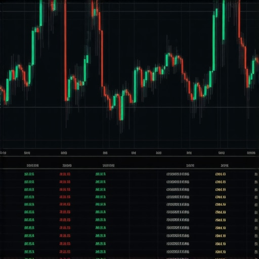 Futuristic gold trading interface displaying AI-driven market analysis and real-time data