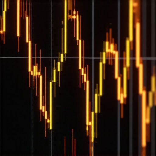 High-tech trading screen displaying gold market data and predictive analytics.