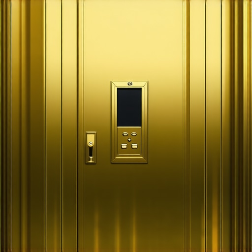 State-of-the-art gold storage vault with biometric security features