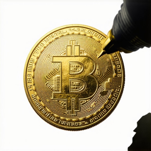 Authenticating Gold Coins and Calculating Premiums Close-up of gold coins being authenticated with specialized tools