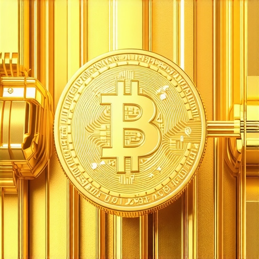 Digital gold tokens on blockchain platform over physical gold vault