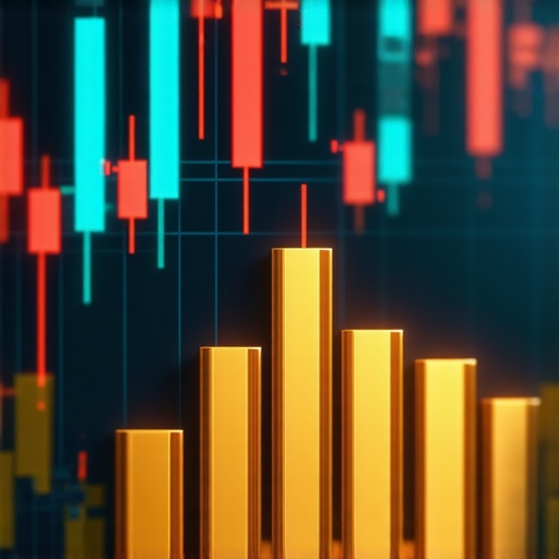 Digital visualization of central bank gold reserve changes with analytical overlays.