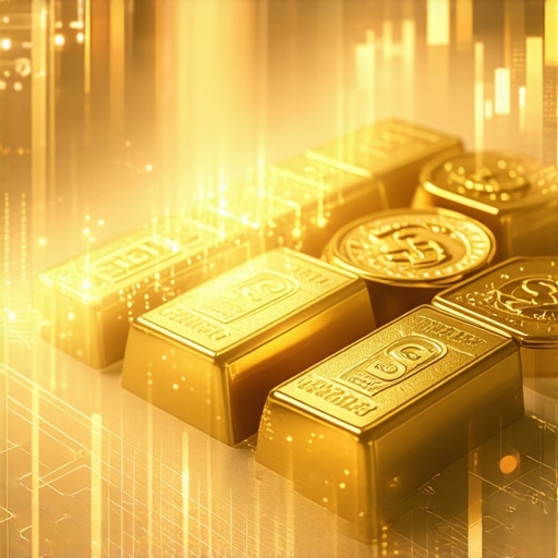 Central Bank Gold Reserves in a Modern Vault Secure vault filled with gold bars representing central bank reserves