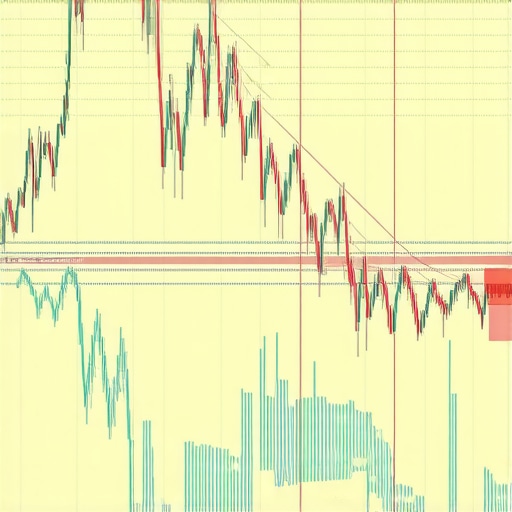 Graph comparing gold prices and Bitcoin trends across market cycles.
