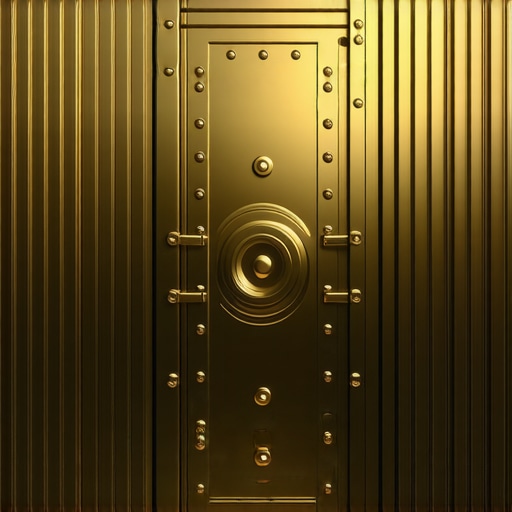 Secure gold vault with biometric security and blockchain verification