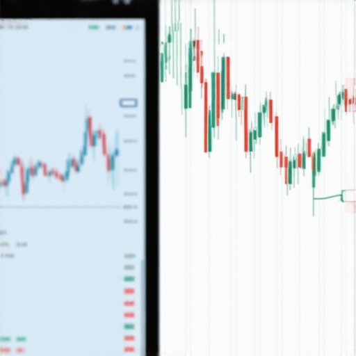 Digital Gold Trading Dashboard A high-tech dashboard showing live gold price movements and geopolitical indicators.