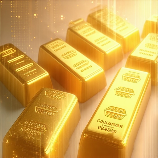 Digital and Physical Gold Fusion Illustration of digital gold tokens and physical gold bars indicating a hybrid wealth preservation strategy