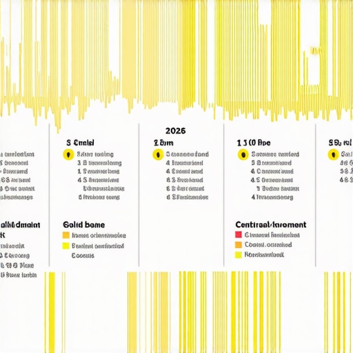 Infographic illustrating how geopolitical tensions influence central bank gold acquisitions and market prices in 2026.