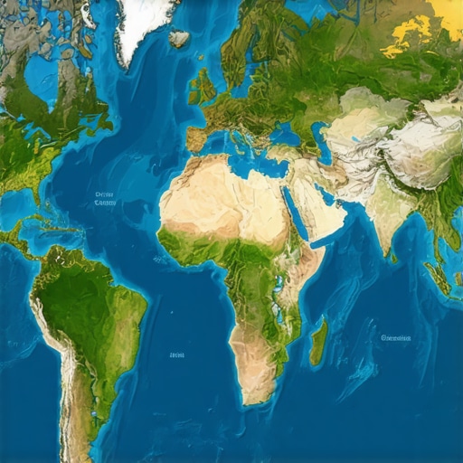 Map showing countries with significant central bank gold holdings and trade routes
