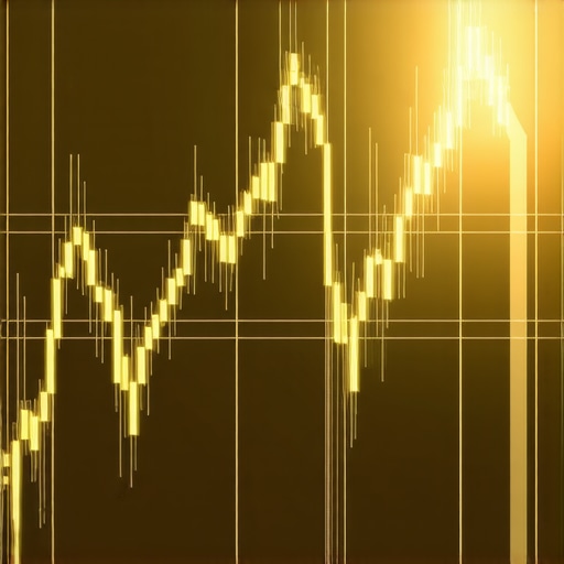 A detailed gold price chart with breakout pattern and technical indicators
