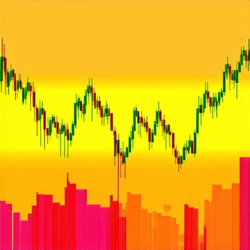 Gold Market Technical Analysis Chart Gold price trend chart with technical indicators for market analysis.