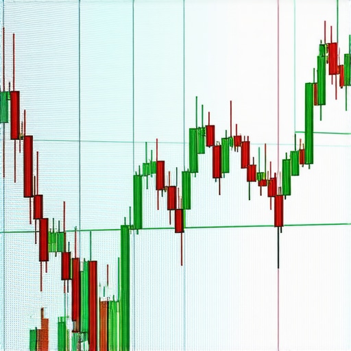 Technical chart showing gold support levels with indicators