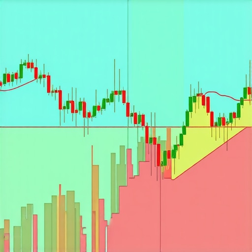 Graph depicting gold price fluctuations and market cycles with annotated entry and exit signals.